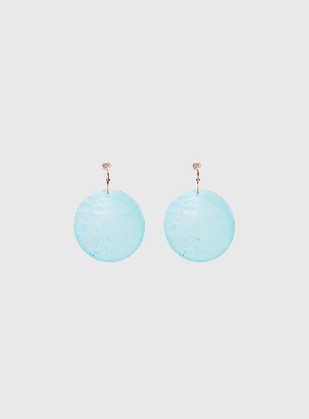 Cheriosa Shell Earrings Blue