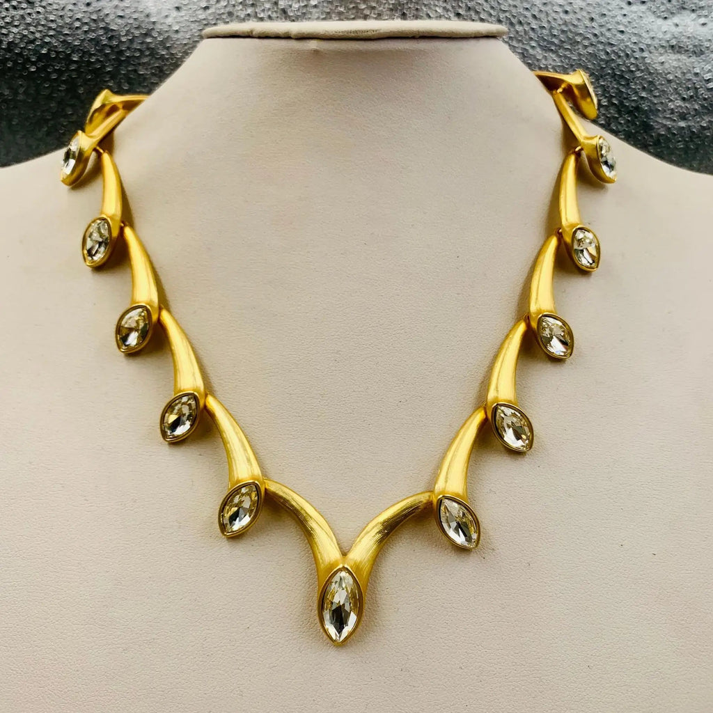 Water Droplet Diamond Necklace