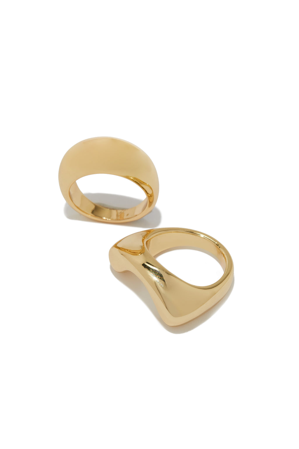 Neila Two Piece Ring Set - Silver
