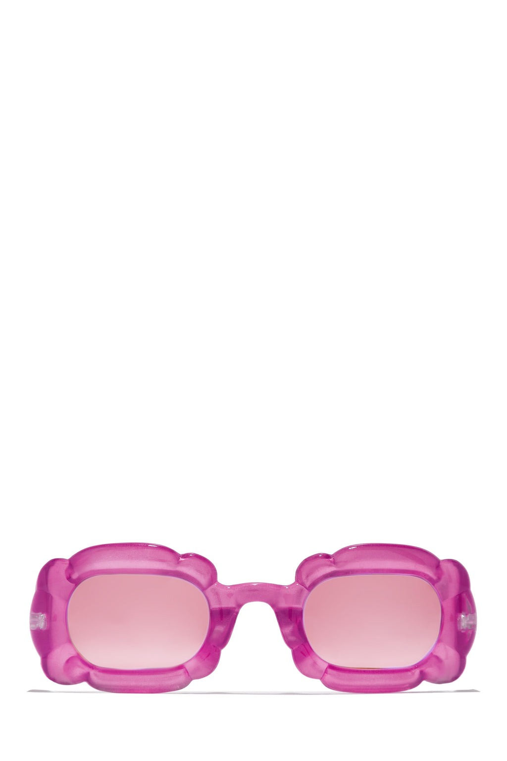 Pure Honey Unique Standout Frame Sunglasses - Black